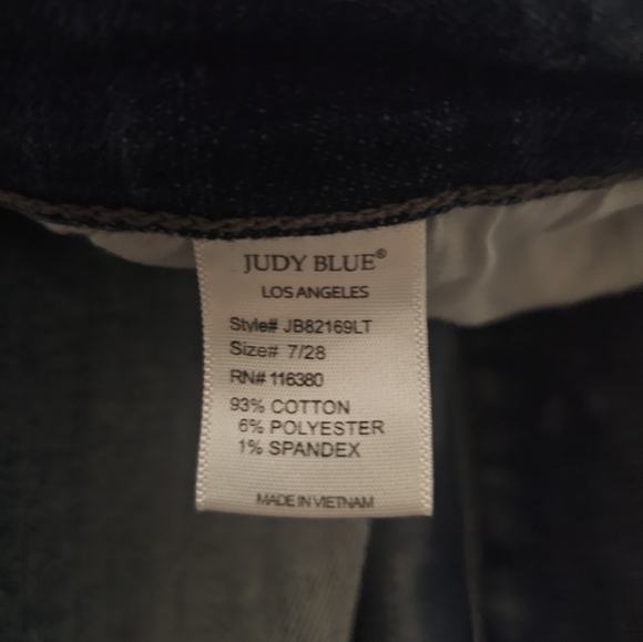 Judy Blue Bleach Splatter Boyfriend Denim Jeans Style JB82169LT - Picture 4 of 4